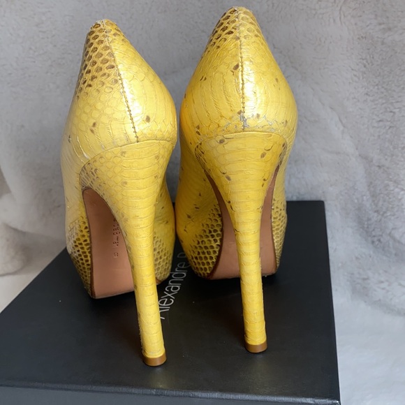 Heel Pumps Platform Alexandre Birman Python Size 8 - Picture 7 of 13